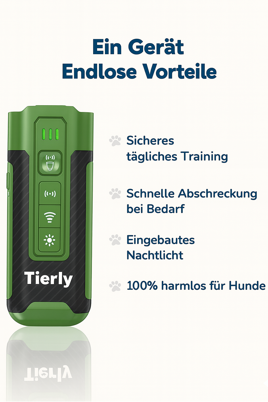 Tierly™ Ultraschall-Hundetrainer